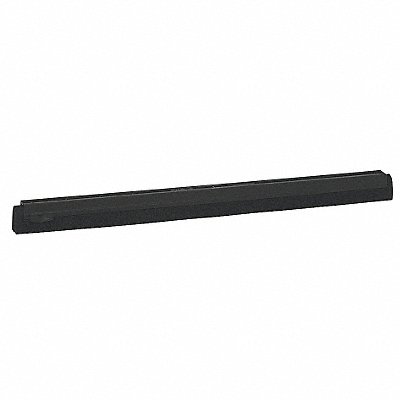 24 W Straight Double Foam Rubber Replacement Squeegee Blade Black