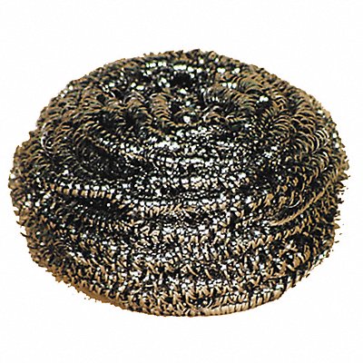 3 x 3 Stainless Steel Scrubber Silver 6PK