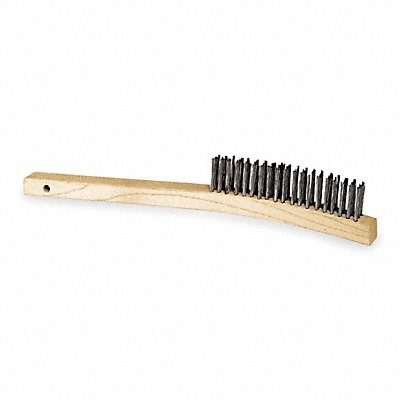 13-3/4 L Carbon Steel Long Handle Scratch Brush 1 EA