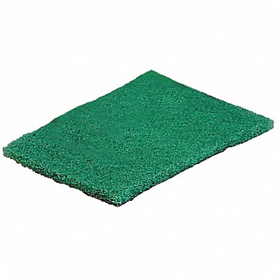 9 x 6 Nylon Scrubber Sponge Green 15PK