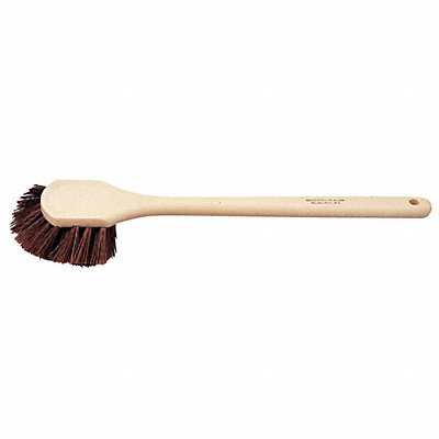 23-1/8 L Polypropylene Long Handle Chassis Brush Tan