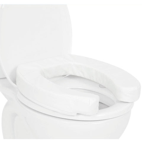 2" SOFT FOAM TOILET SEAT CUSHION, SUCTION CUP BASE, WHITE - CSH1061WHT