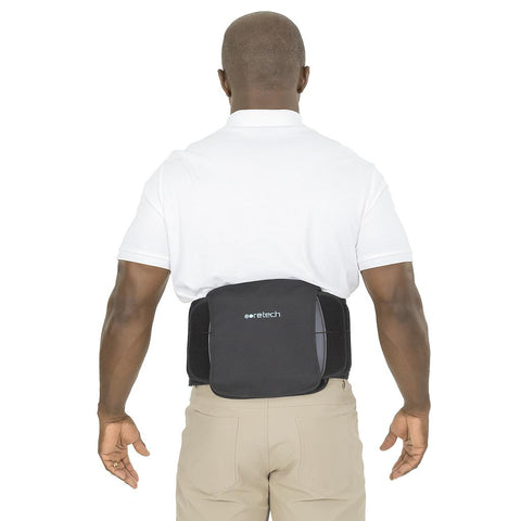 627 LSO LUMBAR BRACE, RIGID BACK PANEL, 4-1 PULLEY, REMOVABLE SIDE PANELS, UP TO 68" WAIST - SUP2048BLK