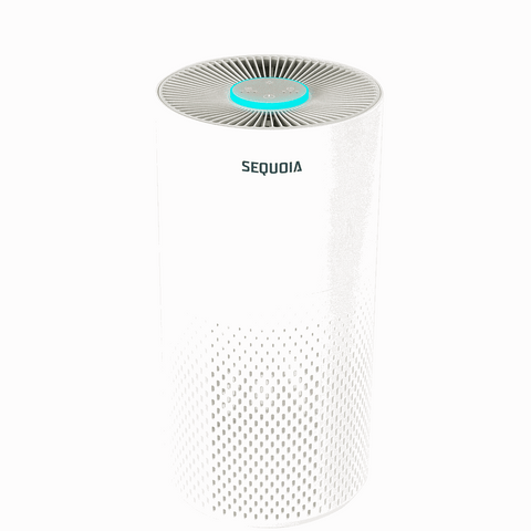 AIR PURIFIER, CARBON & HEPA FILTER, 16" X 7.7", FOR ROOMS UP TO 172 SQ FT - LVA2027WHT