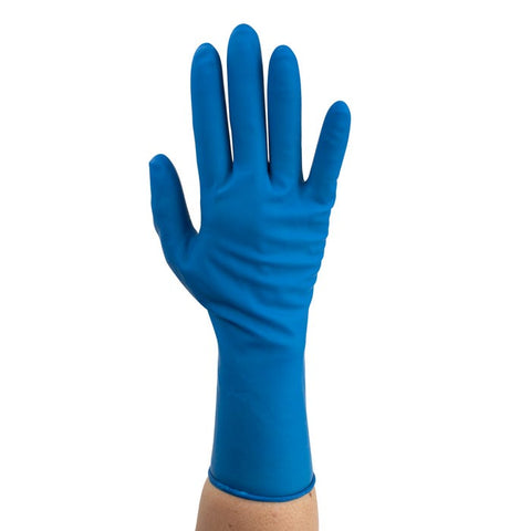 Dynarex High Risk Latex Exam Gloves, Powder-Free case of 10 per box quantity is 50
