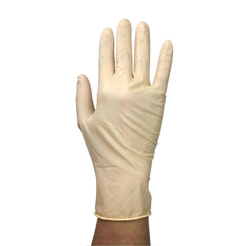 Dynarex Sterile Latex Exam Gloves, Powder-Free case of 8 Quantity per box: 50 pairs