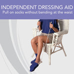 Sammons Preston Sock Aid With Built-Up Foam Handles
