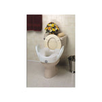 Maddak Premium Elevated Toilet Seat with Lock - with Arms 19"W Between Arms