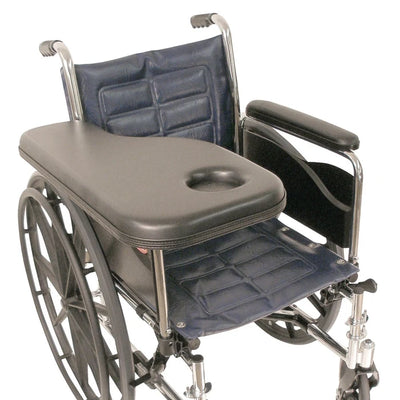 Flip-Away Padded Trimline Half Tray with Molded Cup Holder