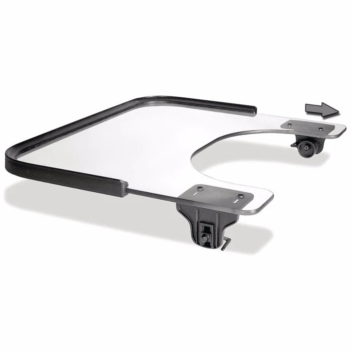 Clear Tray with EZ Lock Clamps and PVC Rim