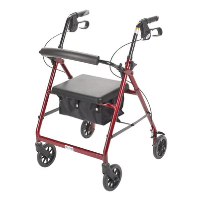 Drive Aluminum Rollator with Fold-Up, Removable Backrest
