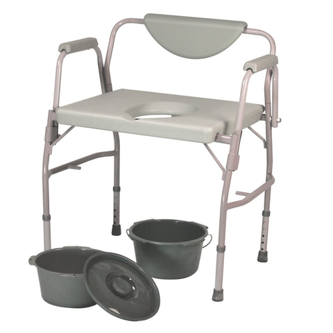 Homecraft Deluxe Bariatric Drop-arm Commode