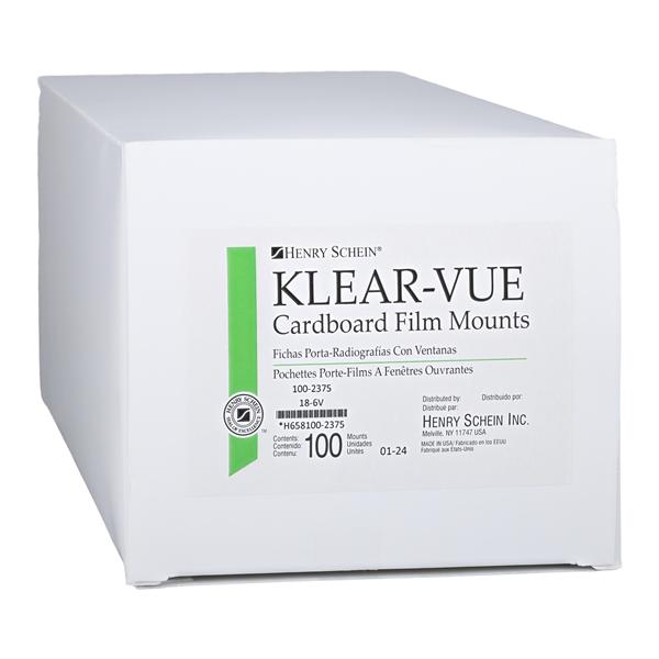Henry Schein Inc. -Klear-Vue X-Ray Mounts #2 12H-6V 100/Box, 20 BX/CA 55228