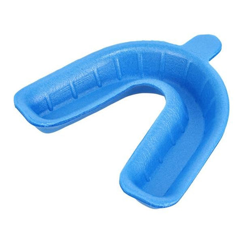 Henry Schein Inc. -Acclean Single Arch Fluoride Trays Foam Large With Handle Blue Disposable 100/Package, 24 PK/CA 1732103FG