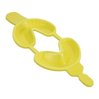 Henry Schein Inc. -Acclean Dual Arch Fluoride Trays Foam Small With Hinge Yellow Disposable 30/Box, 24 BX/CA 1732014FG