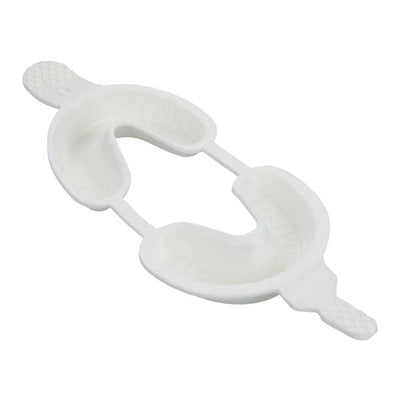 Henry Schein Inc. -Acclean Dual Arch Fluoride Trays Foam Medium With Hinge White Disposable 30/Box, 24 BX/CA 1732015FG