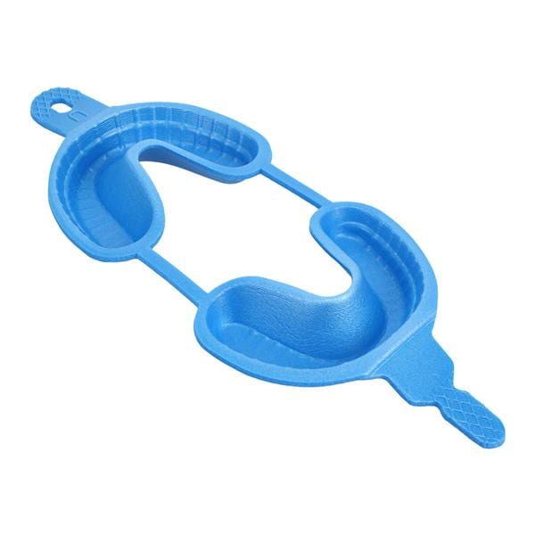 Henry Schein Inc. -Acclean Dual Arch Fluoride Trays Foam Large With Hinge Blue Disposable 30/Box, 24 BX/CA 1732016FG