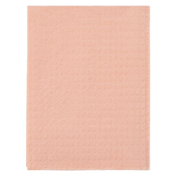 Tidi Products LLC -Patient Bib 2 Ply Tissue / Poly Waffle Embossed 13 in x 18 in Non Sterile Disposable 500/Case 917468