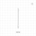 Point Tip Cotton Swabs with White Paper Handle - 3 inch (76 mm) - 10112