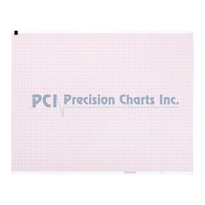 Precision Charts Inc Schiller ECG/EKG Recording Paper New For AT-2 8/BOX - 2157-017A