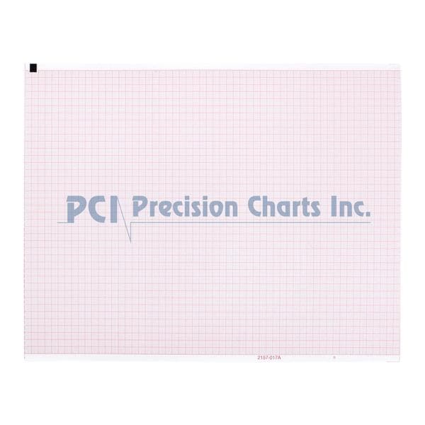 Precision Charts Inc Schiller ECG/EKG Recording Paper New For AT-2 8/BOX - 2157-017A