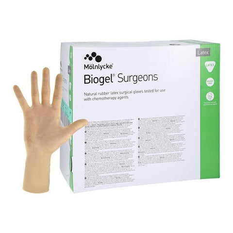 Molnlycke Healthcare -Biogel Surgical Gloves 6 Straw, 4 BX/CA 30460