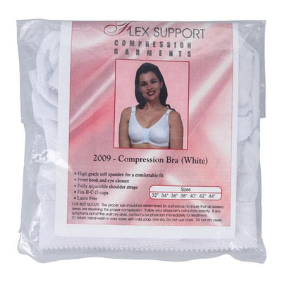 Frank Stubbs Co Inc Compression Bra Size 40 White  - 2009-40