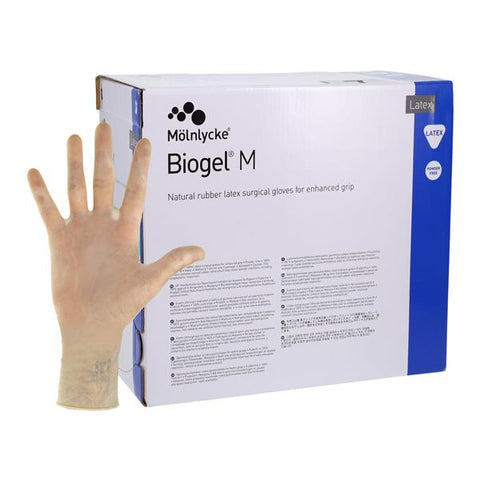 Molnlycke Healthcare -Biogel-M Surgical Gloves 7 Straw, 4 BX/CA 30570