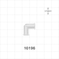 Elbow Connector, Female Luer Lock, Female Luer Lock, Natural -  - 10196