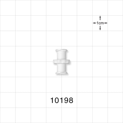 Female Luer Lock, Female Luer Lock, White -  - 10198