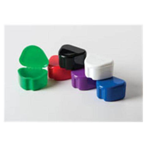 Henry Schein Inc. -HSI Retainer Box Deep Dish 3 in x 2 1/2 in x 1 1/2 in Assorted 12/Bag, 30 BG/CA 1023822