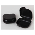 Henry Schein Inc. -HSI Retainer Box Super Tuff 3 in x 2 1/2 in x 1 in Black Small With Ventilation Holes / Identification Labels 10/Bag, 30 BG/CA 1023823