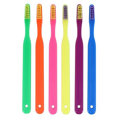 Henry Schein Inc. -Acclean Manual Toothbrush Assorted Neon Child 24 Tuft Narrow 72/Box, 6 BX/CA 753376
