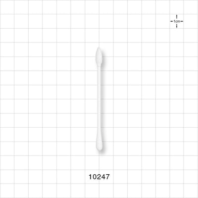Dual Ended Point/Round Tip Swab with White Handle - 3 inch (76 mm) - 10247