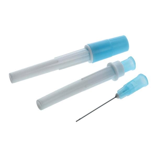 Henry Schein Inc. -HSI Side Vent Irrigating Needle Tips 23 Gauge Blue 100/Bag, 100 BG/CA 238HS