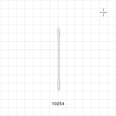 Dual Ended Mini Precision Point/Round Tip Swab with White Handle - 3.07 inch (78 mm) - 10254