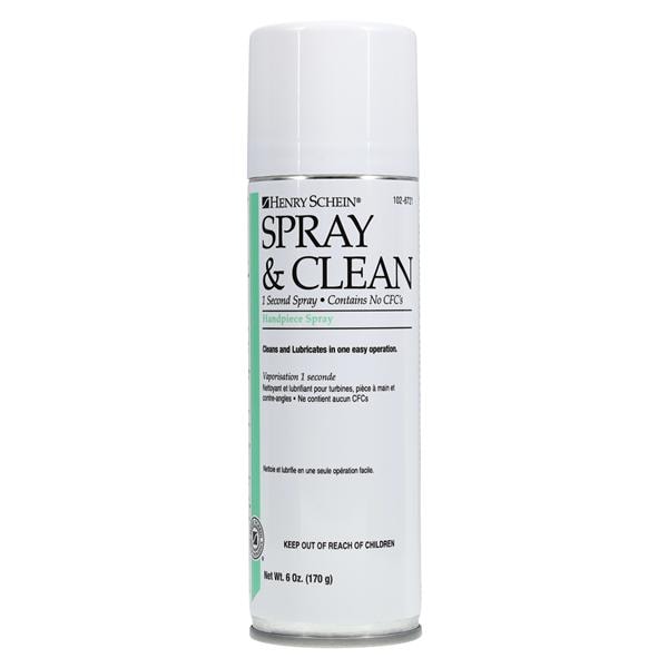 Henry Schein Inc. -Spray & Clean Synthetic Lubricant 6 oz Each, 12 CN/CA 102-8721