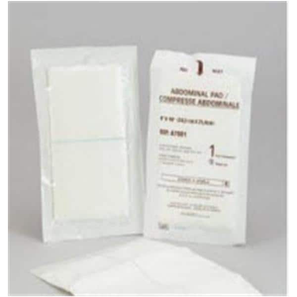AMD Ritmed Polypropylene ABD Combine Pad 5x9" Sterile Wood Pulp Fill - A7059