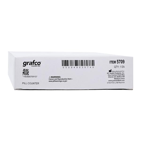 Graham-Field/Everest &Jennings Grafco Pill Counter Plastic 8x6" White/Blue Each - 5709