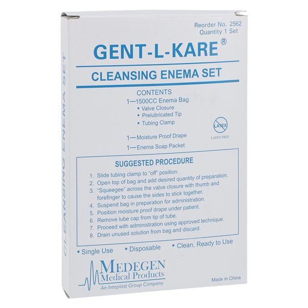 Medegen Medical Products, LLC Gentle-L-Care Enema Set 51oz Each, 50 EA/CA - MDG 02562