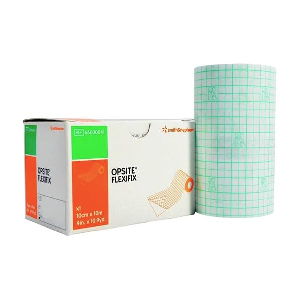 Smith & Nephew Wound Care Opsite Flexfix Film Wound Dressing 4"x11yd Sterile Roll Adhesive Adherent Trans  - 66000041