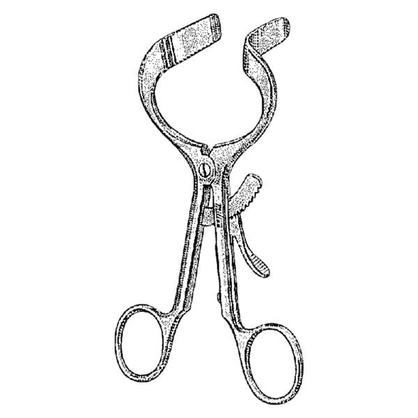 Integra York Pa, Inc -Schink Retractor 4-1/2" Stainless Steel Autoclavable Reusable Each 40-1235