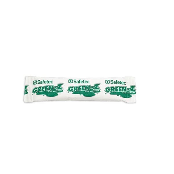 Safetec Of America Inc -Green-Z Spill Control Solidifier 21g White <750cc Drop-In Pac Non-Sterile Absorbent Polymer 300/Case SOA 42008