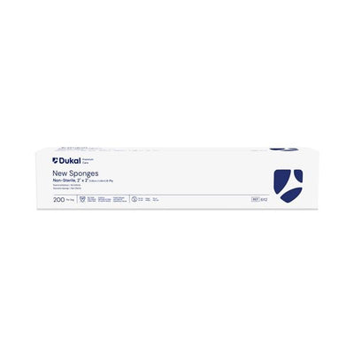 Dukal LLC New Rayon/Polyester Blend New Sponge 2x2" 4 Ply Non-Sterile LF - 6112