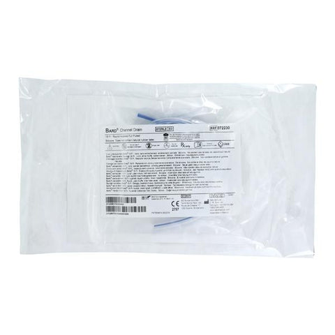 Bard Medical Division Drain Channel Silicone 19Fr 1/4" 3/4 Fluted Round Tip Sterile 10/Bx- 072230