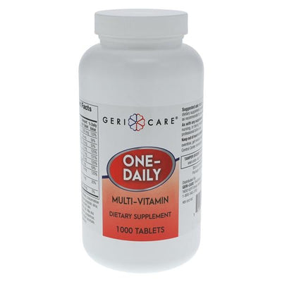 Geri-Care Pharmaceuticals One-Daily Adult Supplement Tablets 1000/Bottle - 57896050110
