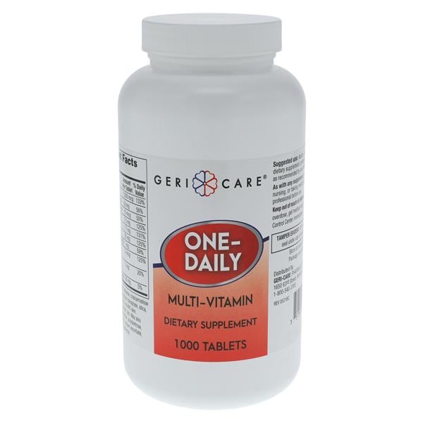 Geri-Care Pharmaceuticals One-Daily Adult Supplement Tablets 1000/Bottle - 57896050110