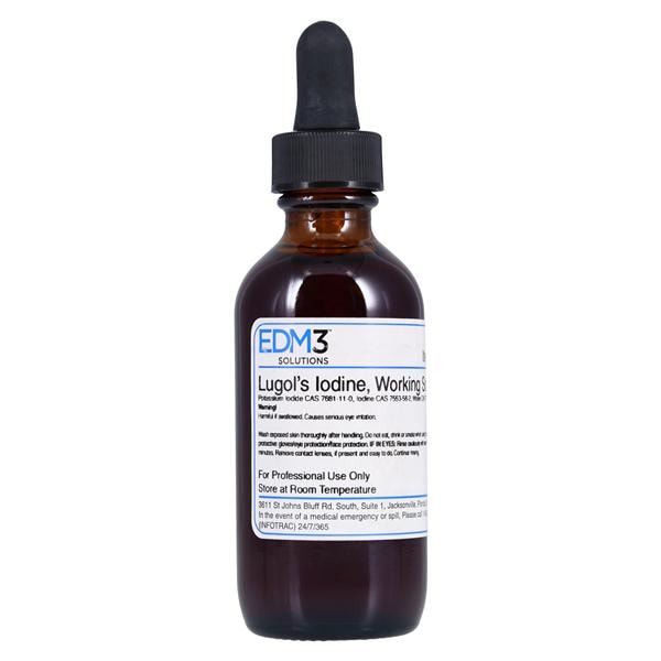 EDM3, LLC Lugol's Solution Iodine 2oz - 400715