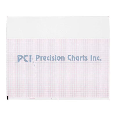 Precision Charts Inc Permatrace ECG/EKG Recording Paper New For Quest Perforated 8PK/CASE  - 007984