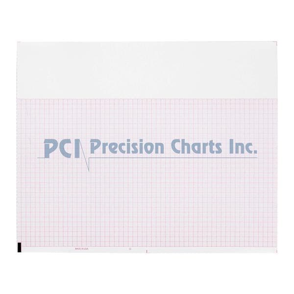 Precision Charts Inc Permatrace ECG/EKG Recording Paper New For Quest Perforated 8PK/CASE  - 007984